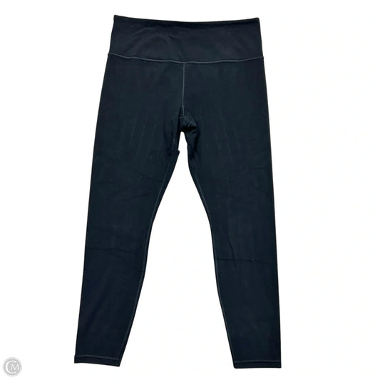 Athletic Leggings By Athleta In Black, Size: Xl