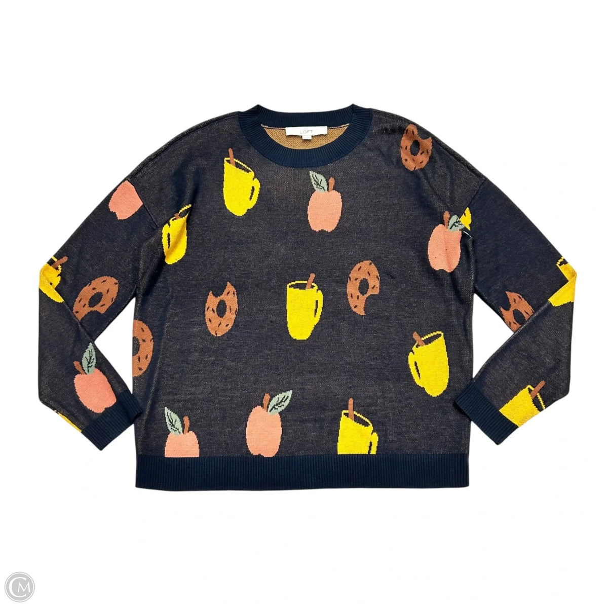 Sweater By Loft In Navy, Size: M