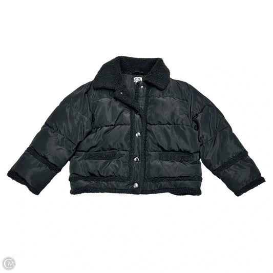Jacket Puffer & Quilted By Future Collective In Black, Size: L