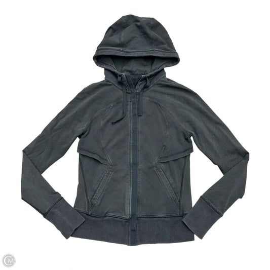 Athletic Jacket By Lululemon In Grey, Size: M