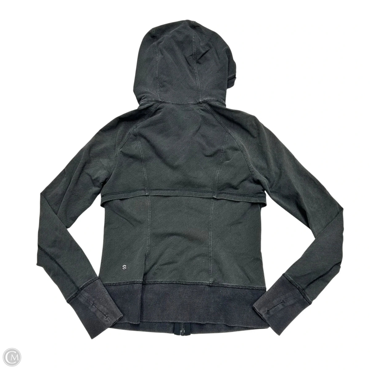 Athletic Jacket By Lululemon In Grey, Size: M