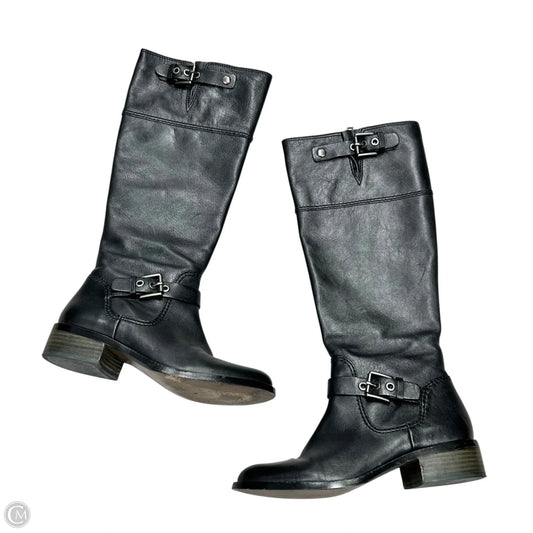 Boots Designer By Coach In Black, Size: 8