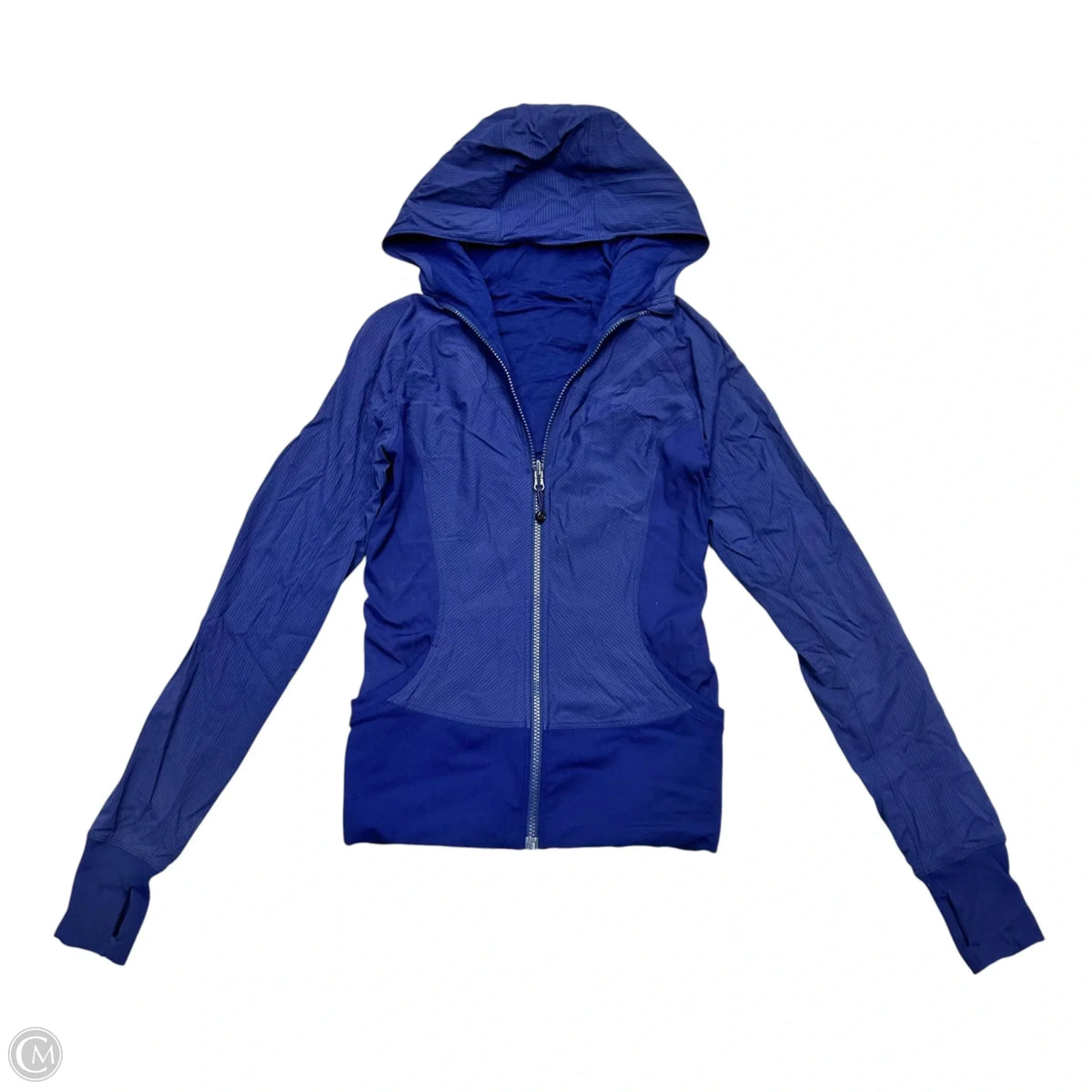 Athletic Jacket By Lululemon In Navy, Size: M
