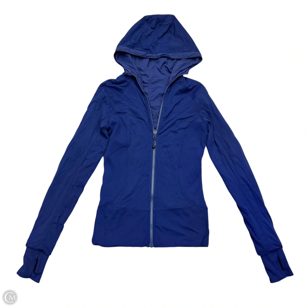 Athletic Jacket By Lululemon In Navy, Size: M