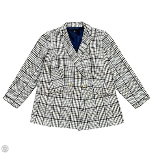 Blazer By Talbots In Plaid Pattern, Size: 2x