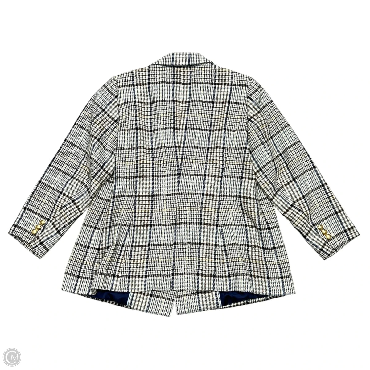 Blazer By Talbots In Plaid Pattern, Size: 2x
