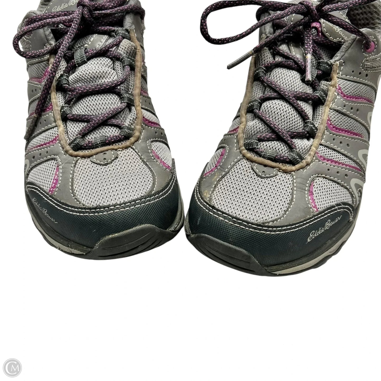 Shoes Hiking By Eddie Bauer In Grey & Purple, Size: 7