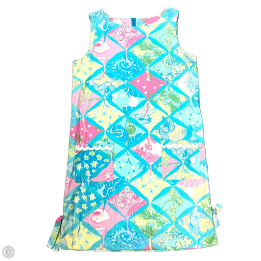 Dress Designer By Lilly Pulitzer In Pink Blue, Size: S