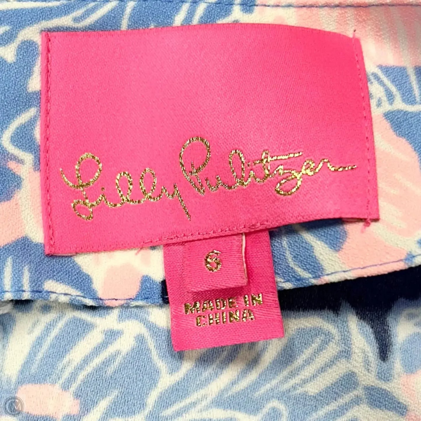 Dress Designer By Lilly Pulitzer In Blue & Pink, Size: S