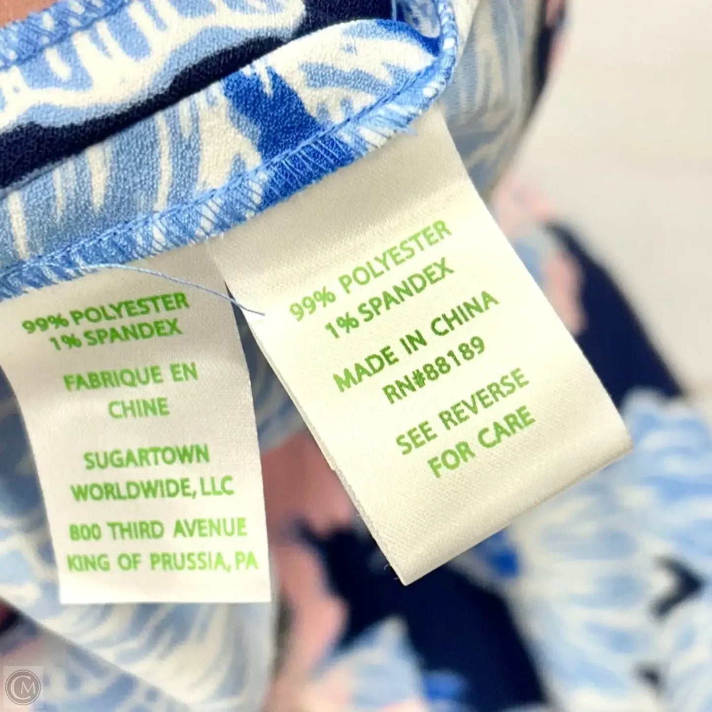 Dress Designer By Lilly Pulitzer In Blue & Pink, Size: S