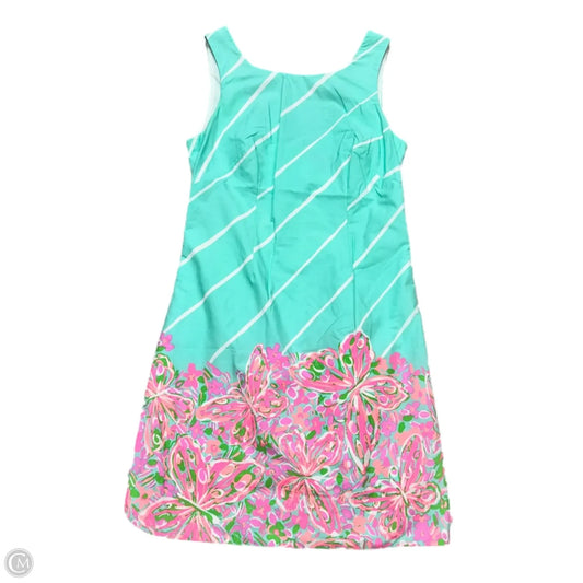 Dress Designer By Lilly Pulitzer In Aqua, Size: 4