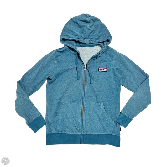 Sweatshirt Hoodie By Patagonia In Blue, Size: S