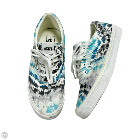 Shoes Sneakers By Vans In Tie Dye Print, Size: 9.5