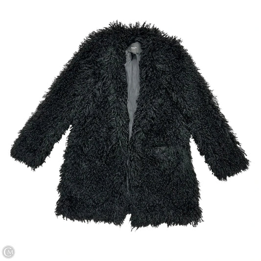 Jacket Faux Fur & Sherpa By Smythe In Black, Size: S