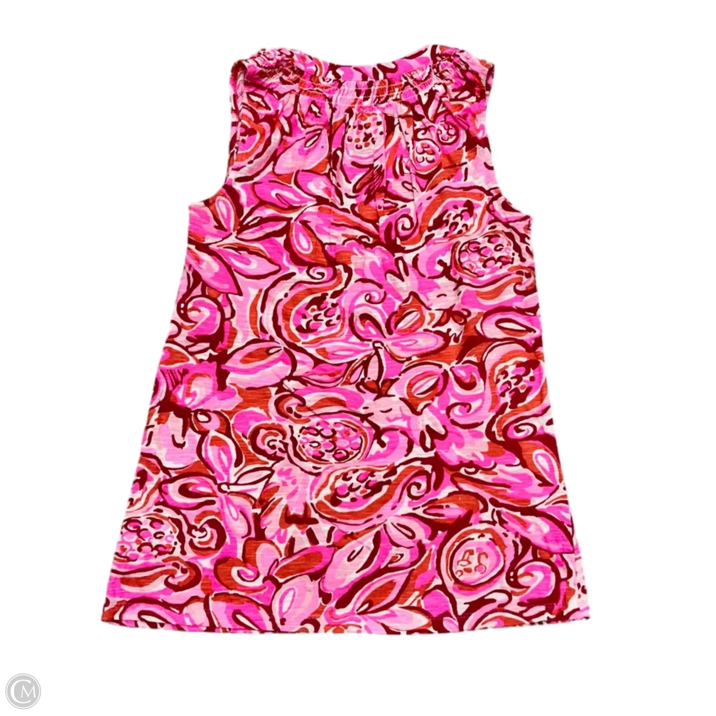 Tank Top Designer By Lilly Pulitzer In Pink & Red, Size: Xxs