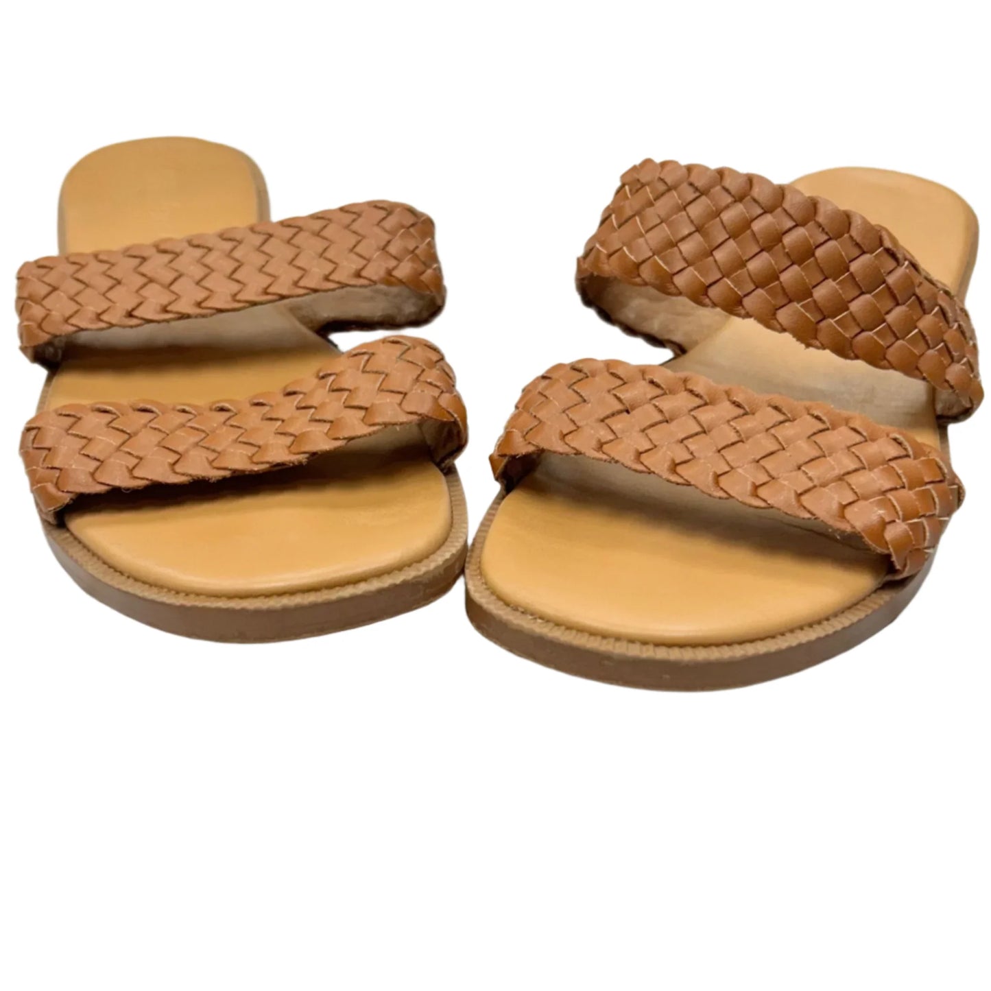 Sandals Flats By Madewell In Brown, Size: 6