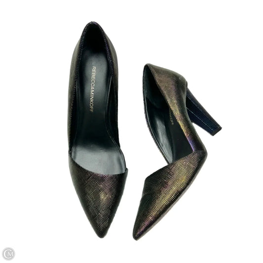 Shoes Designer By Rebecca Minkoff In Rainbow, Size: 9