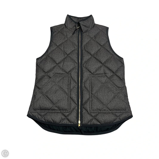 Vest Puffer & Quilted By J. Crew In Grey, Size: S