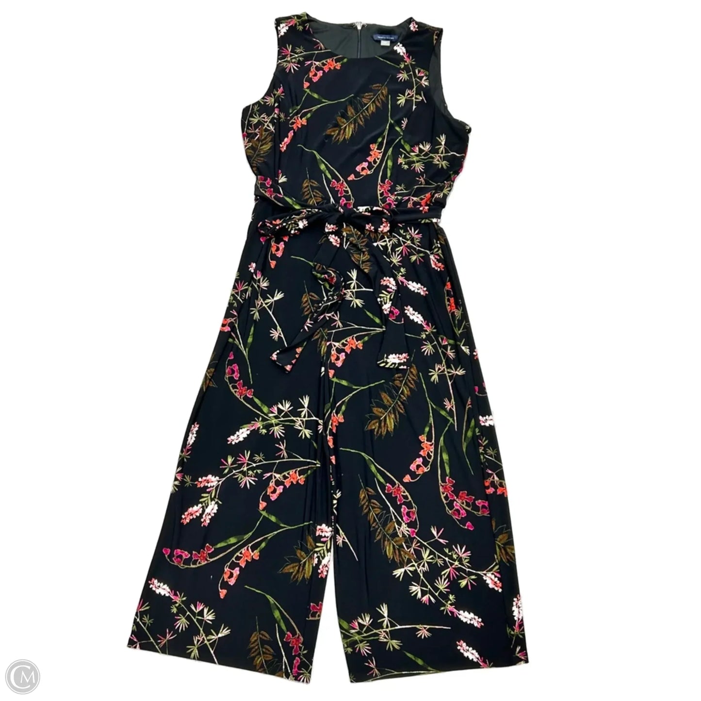 Jumpsuit By Tommy Hilfiger In Floral Print, Size: Xl