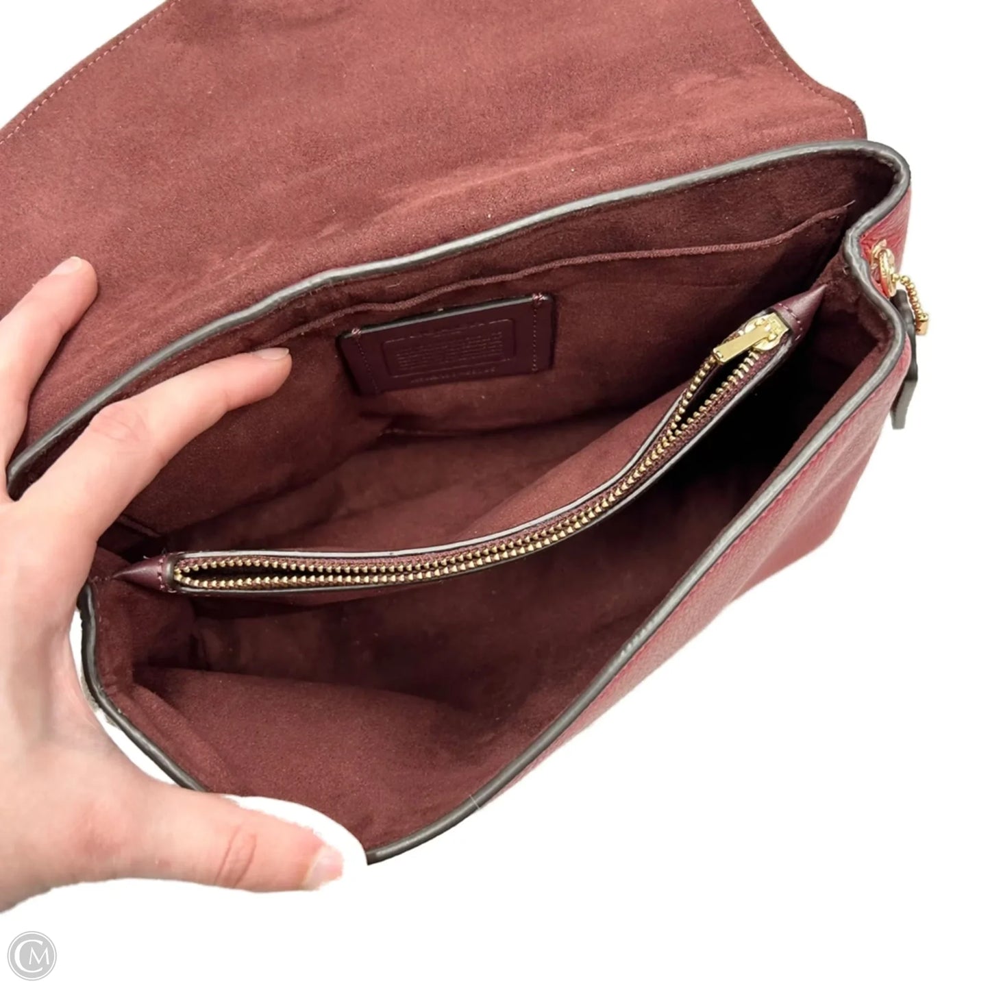 Crossbody Designer By Coach, Size: Medium