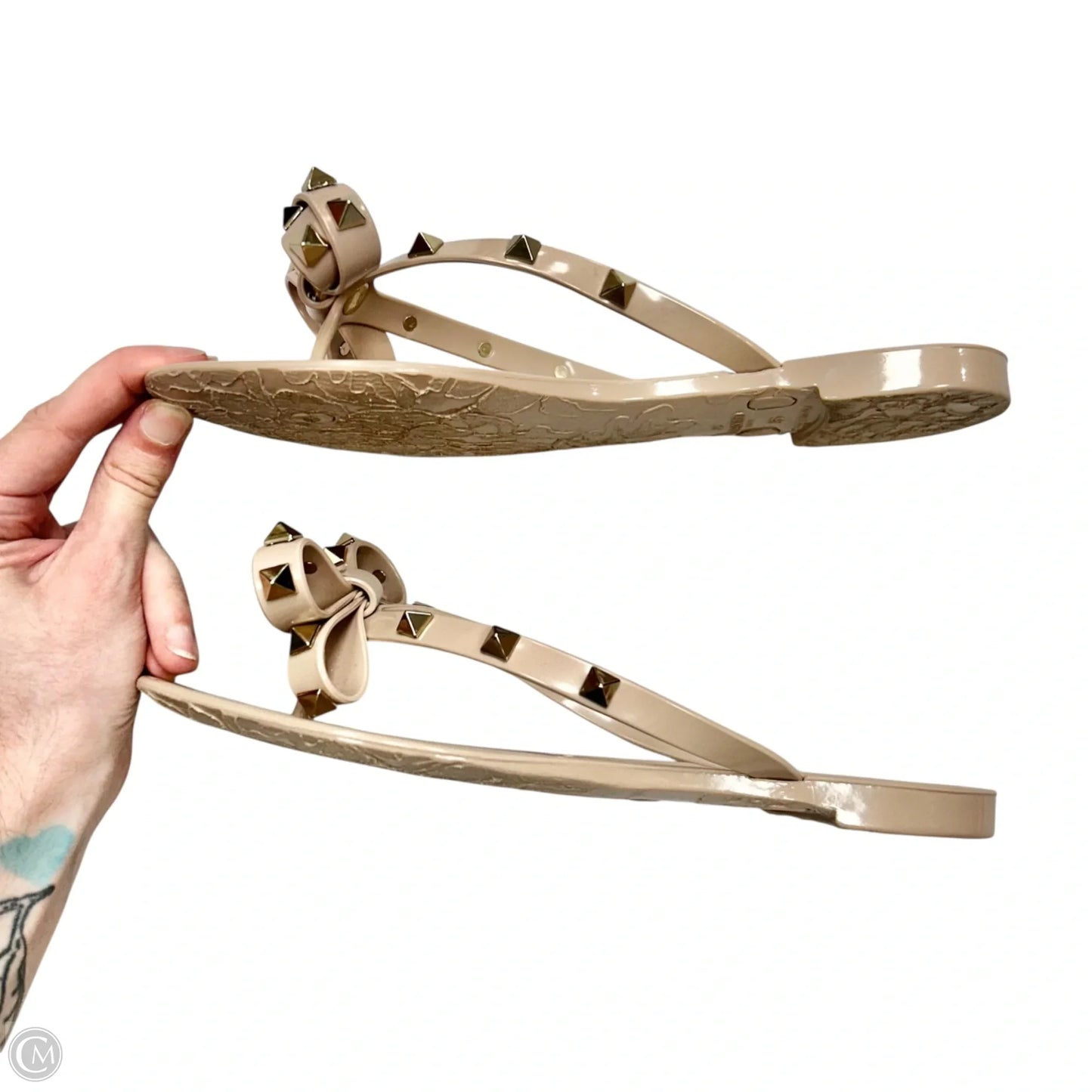 Sandals Luxury Designer By Valentino-garavani In Mauve, Size: 6