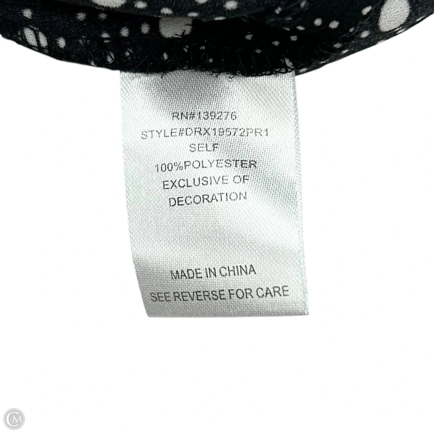 Top Short Sleeve By Dr2 In Polkadot Pattern, Size: 3x