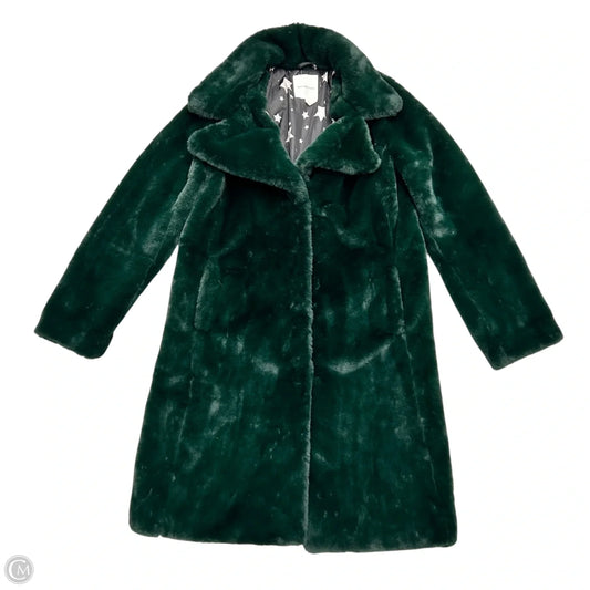 Coat Faux Fur & Sherpa By Avec Les Filles In Green, Size: Xs