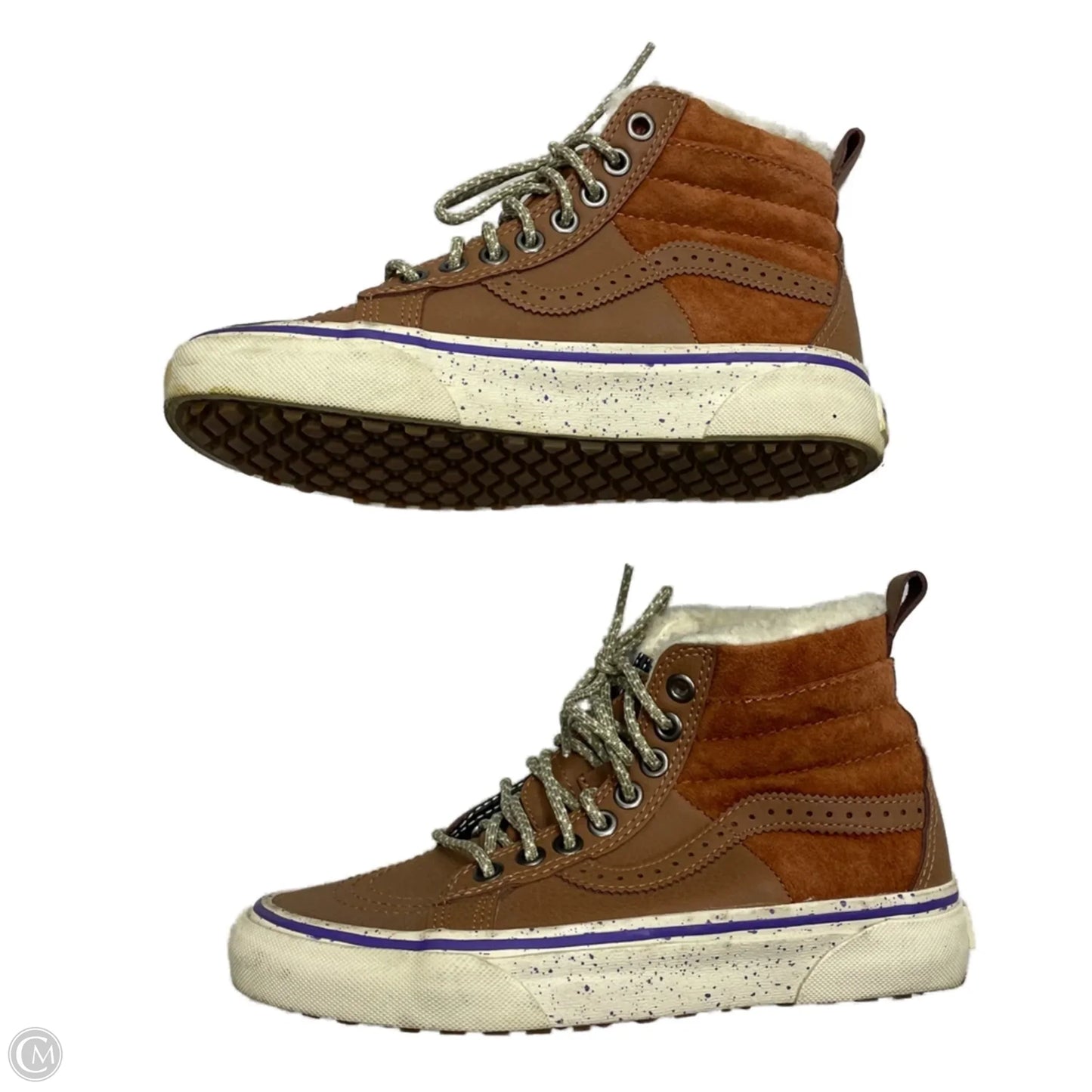 Shoes Sneakers By Vans In Tan, Size: 5