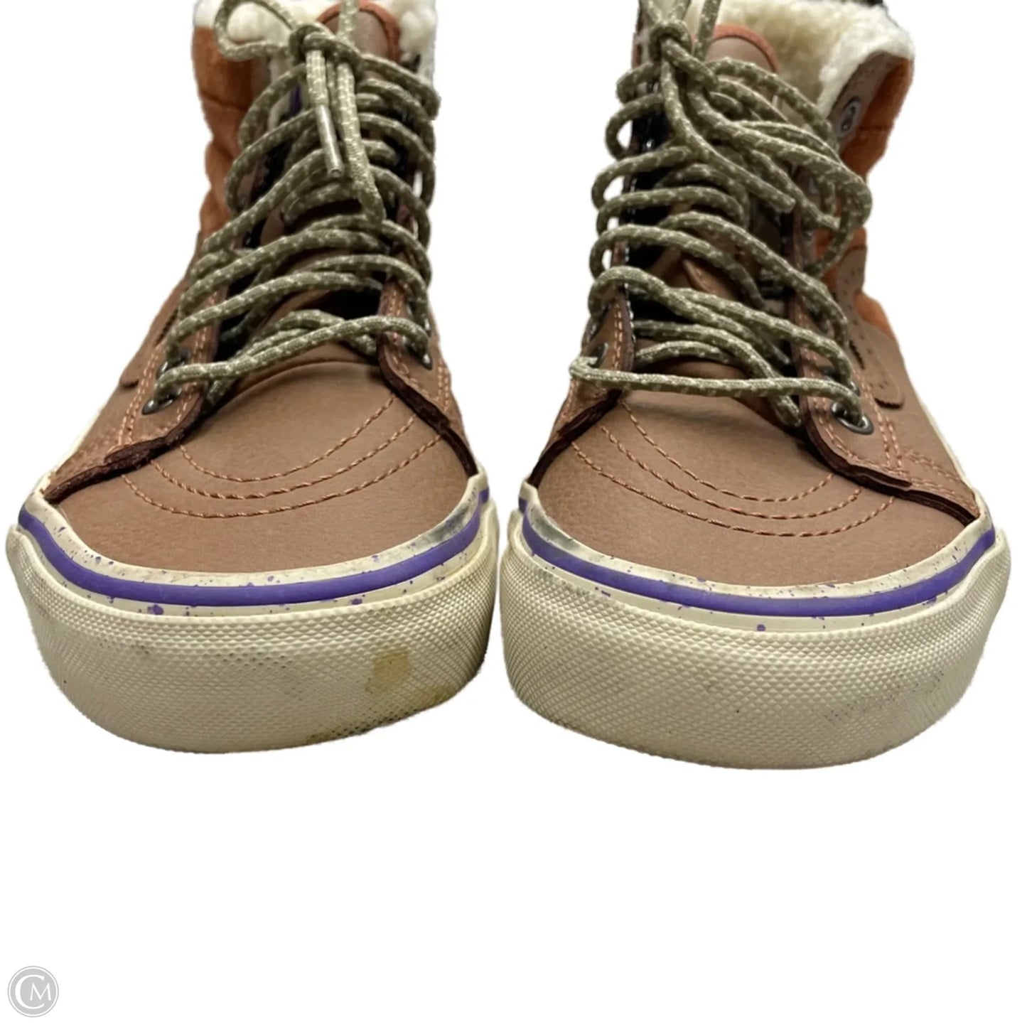 Shoes Sneakers By Vans In Tan, Size: 5
