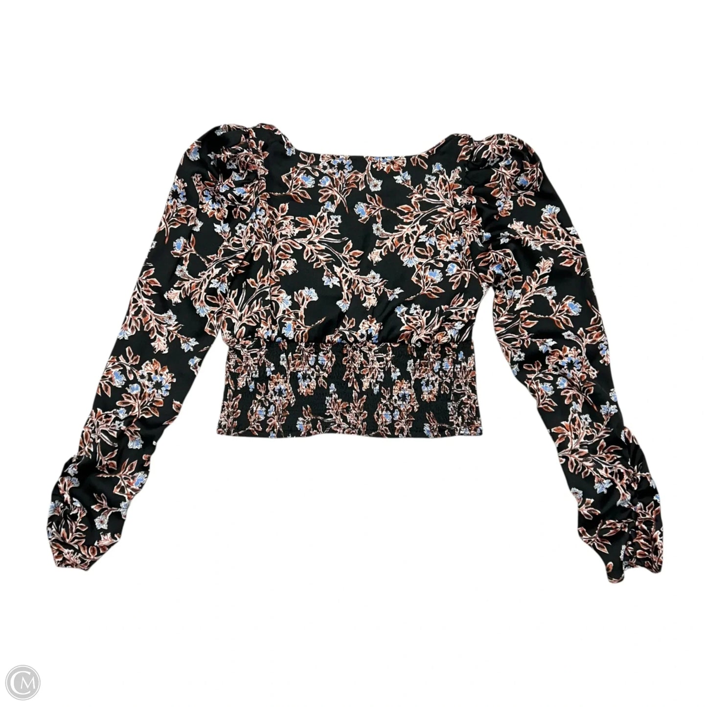 Top Long Sleeve By Free People In Black & Red, Size: Xs