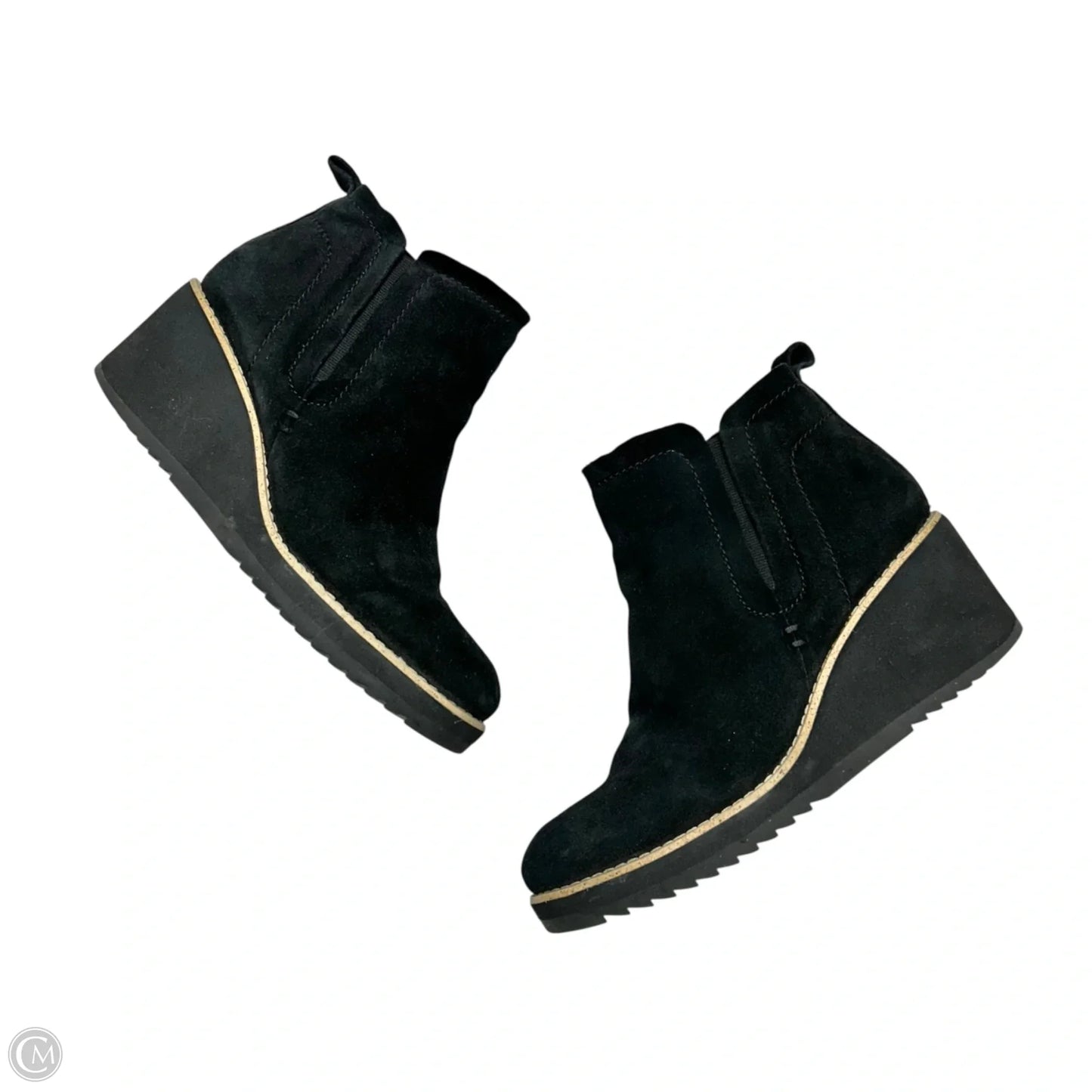 Boots Ankle Heels By Sofft In Black, Size: 7