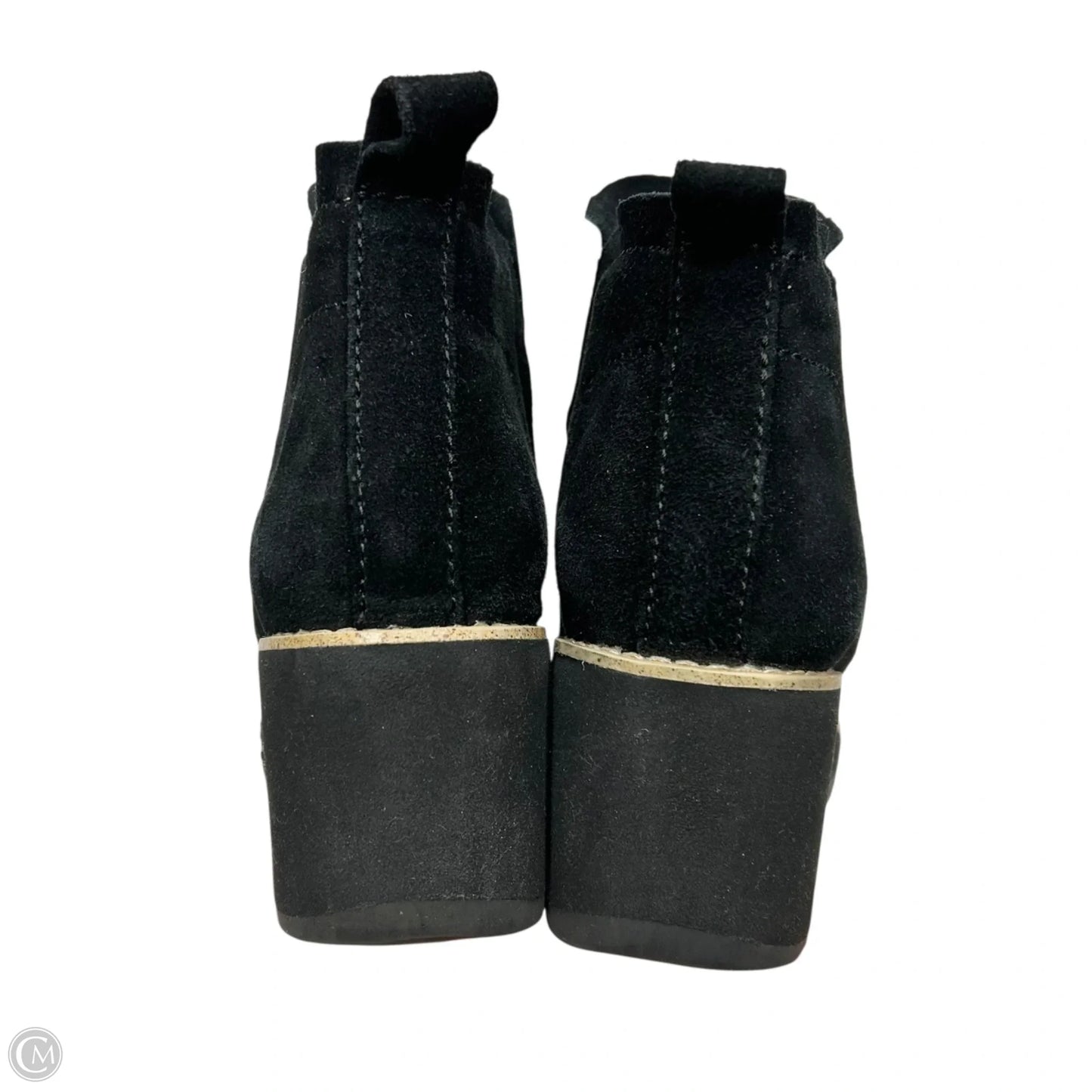 Boots Ankle Heels By Sofft In Black, Size: 7