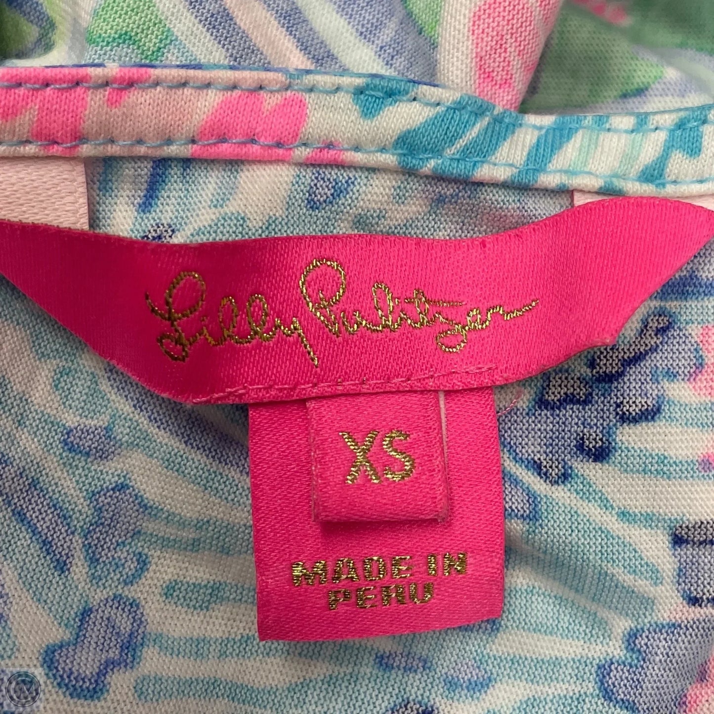 Dress Designer By Lilly Pulitzer In Blue & Pink, Size: Xs