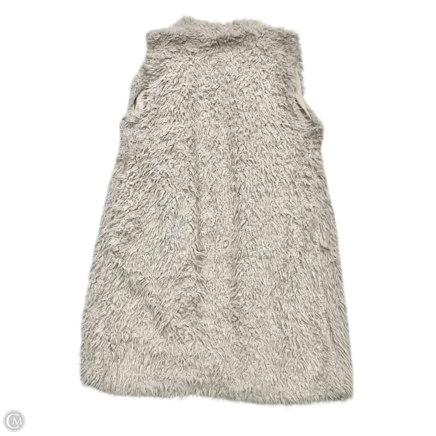 Vest Faux Fur & Sherpa By Ashley By 26 Int In Grey, Size: Xl