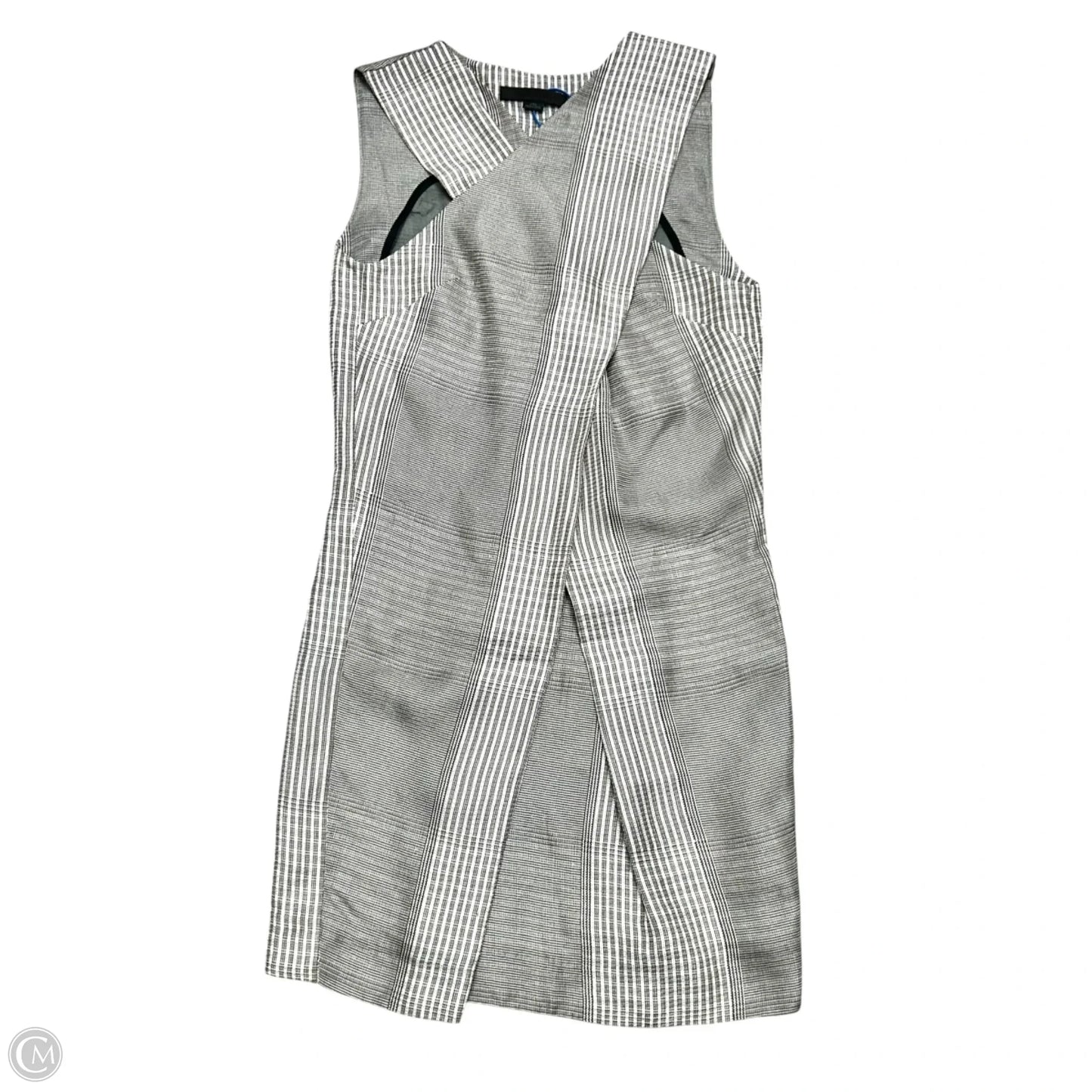 Dress Luxury Designer By Alexander Wang In Black & White, Size: Xs