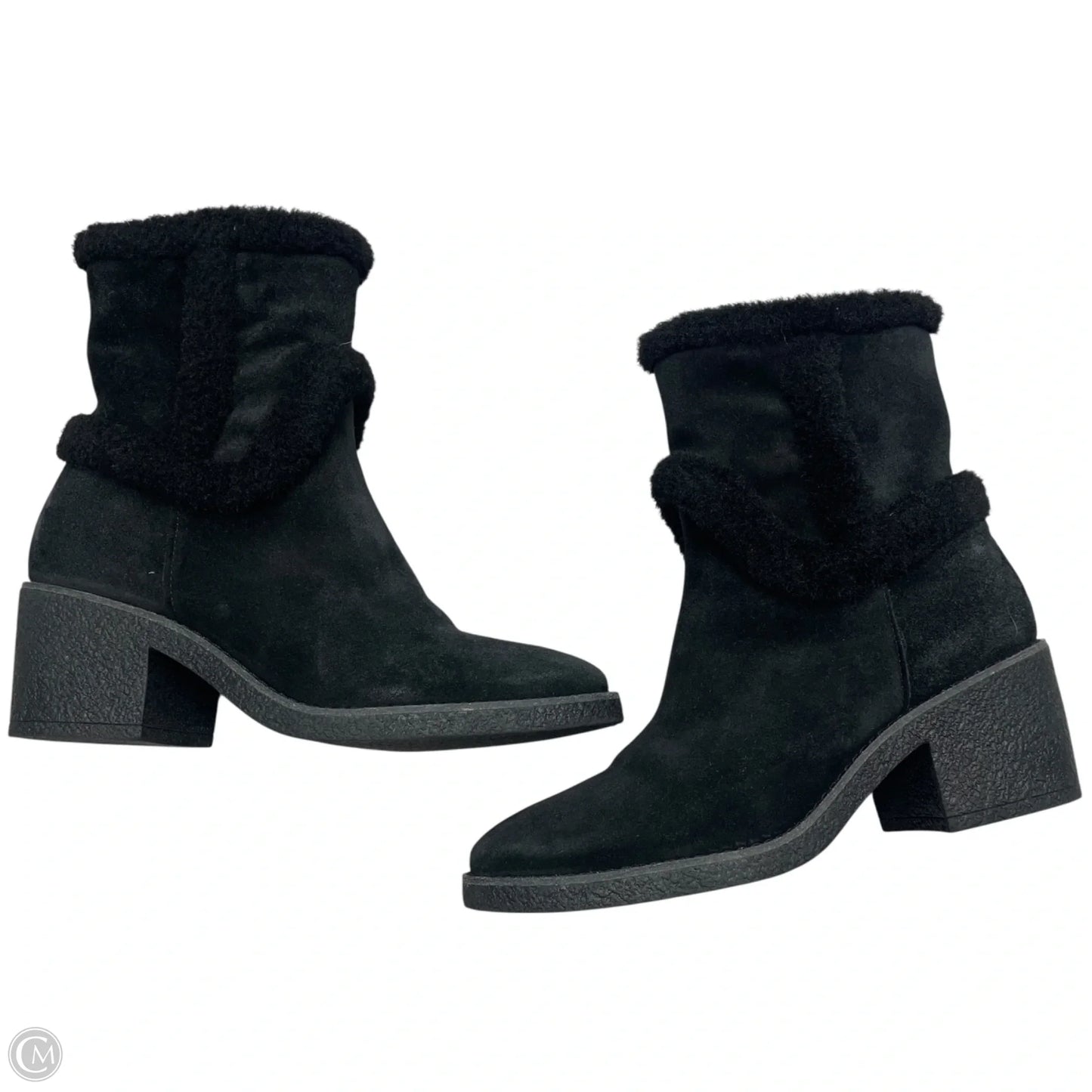 Boots Ankle Heels By Talbots In Black, Size: 8