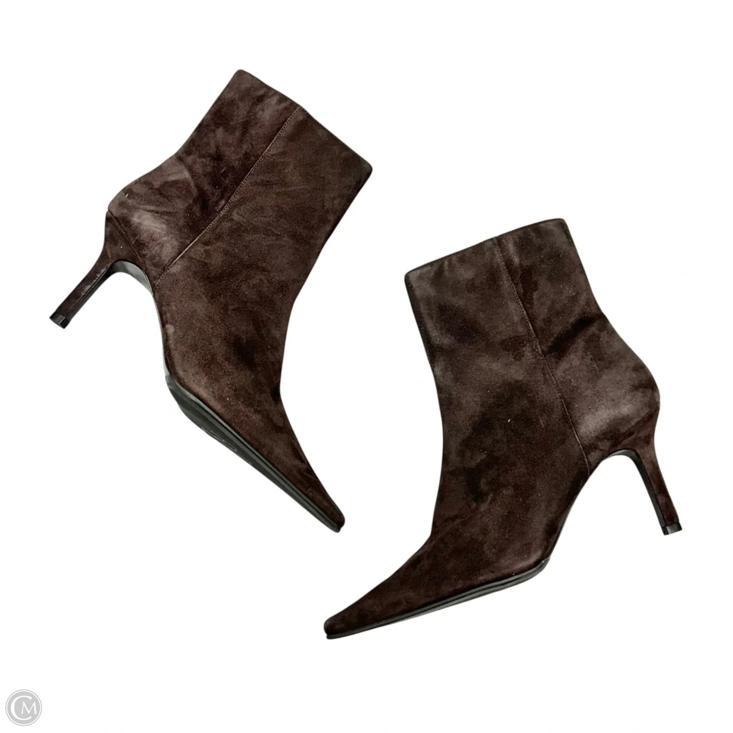 Boots Ankle Heels By Ralph Lauren In Brown, Size: 10
