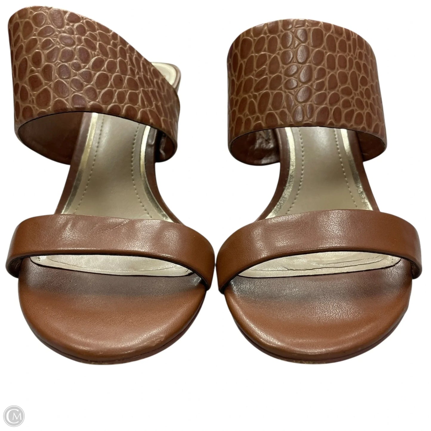 Sandals Heels Stiletto By White House Black Market In Brown, Size: 8