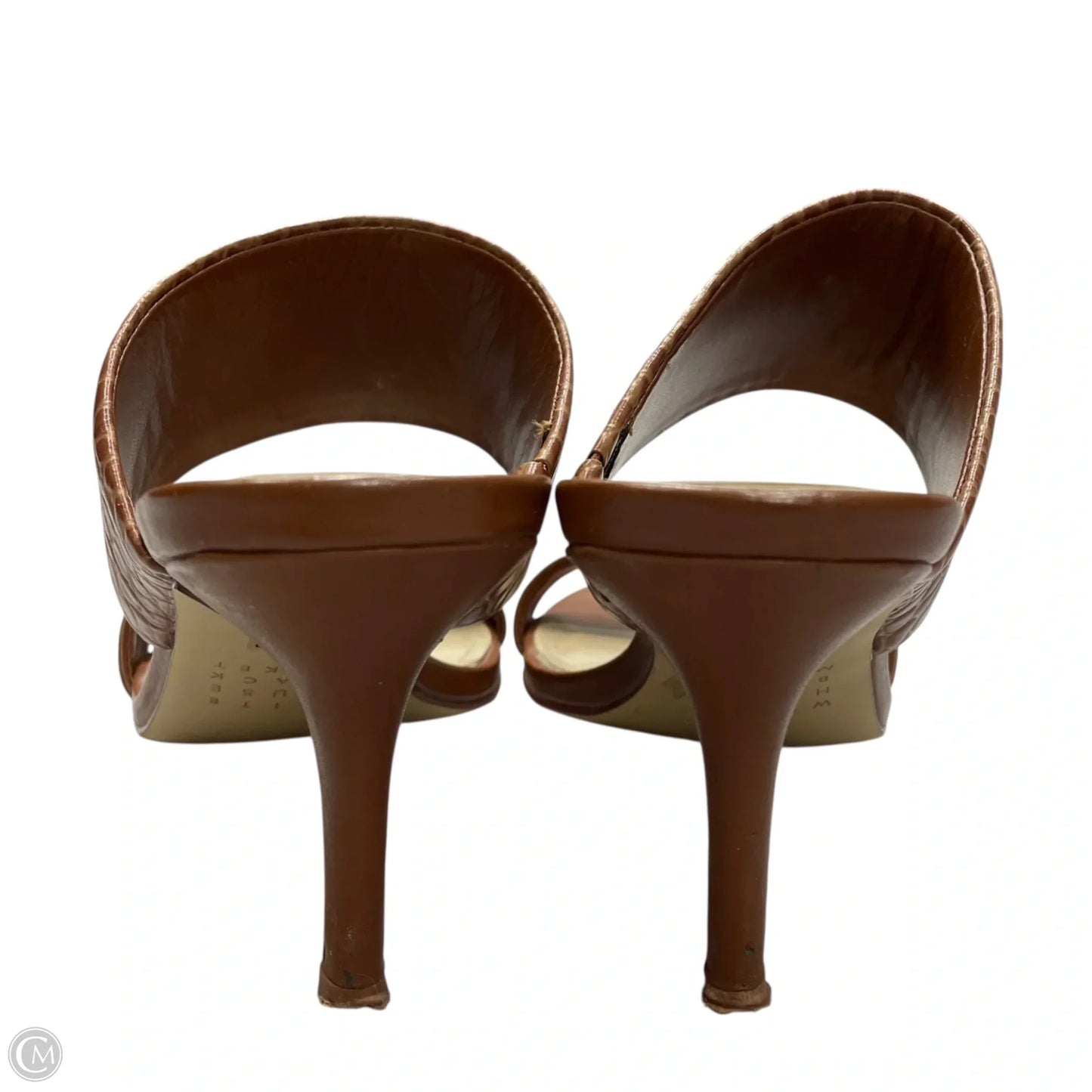 Sandals Heels Stiletto By White House Black Market In Brown, Size: 8