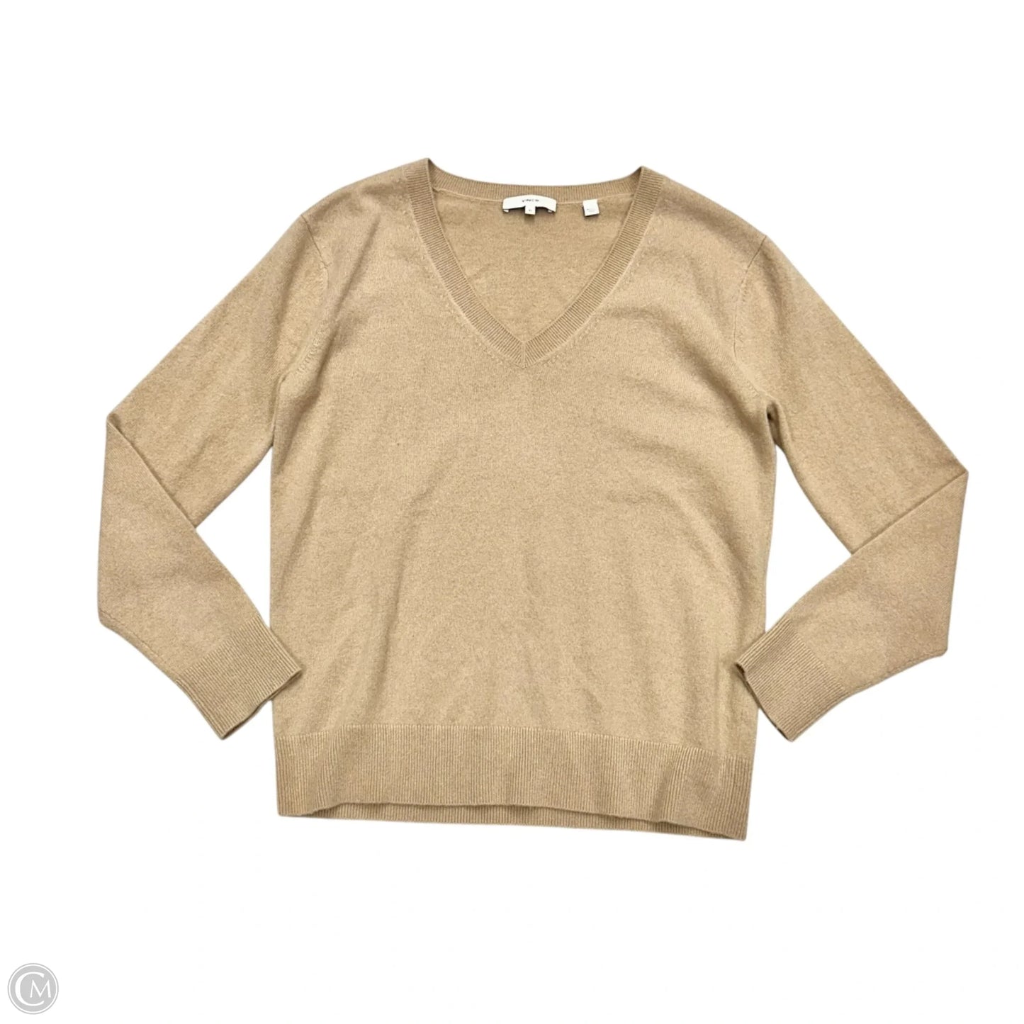 Sweater Cashmere By Vince In Tan, Size: Xs