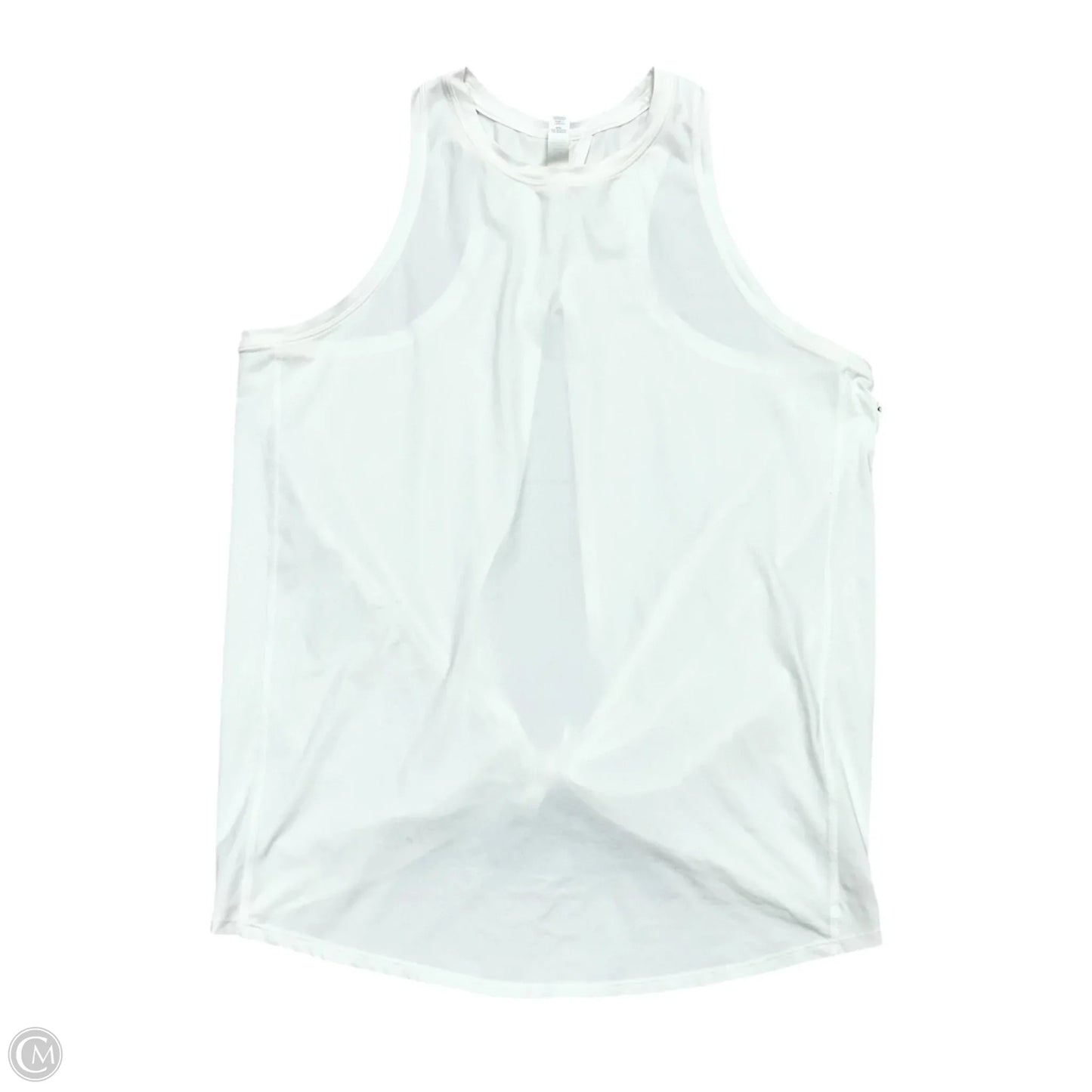 Athletic Tank Top By Lululemon In White, Size: M