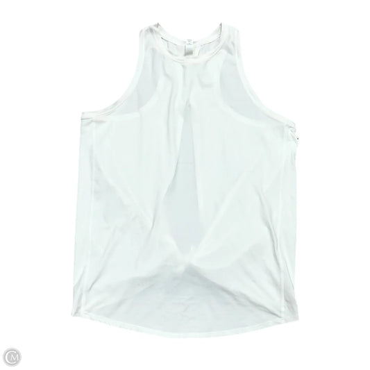 Athletic Tank Top By Lululemon In White, Size: M