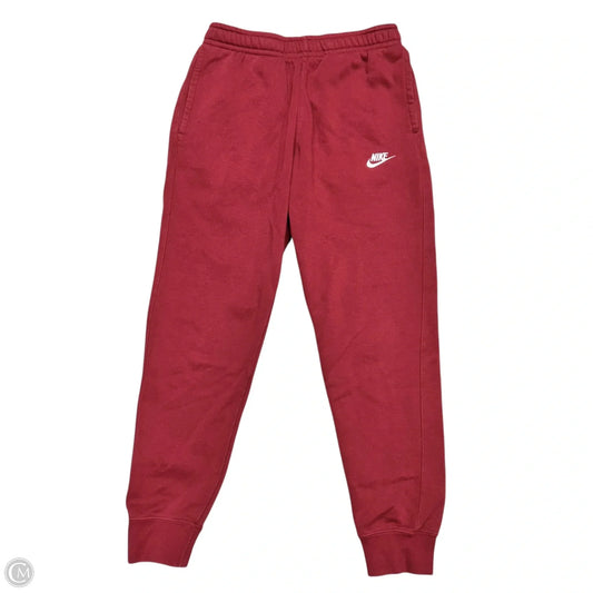 Athletic Pants By Nike Apparel In Rose, Size: S