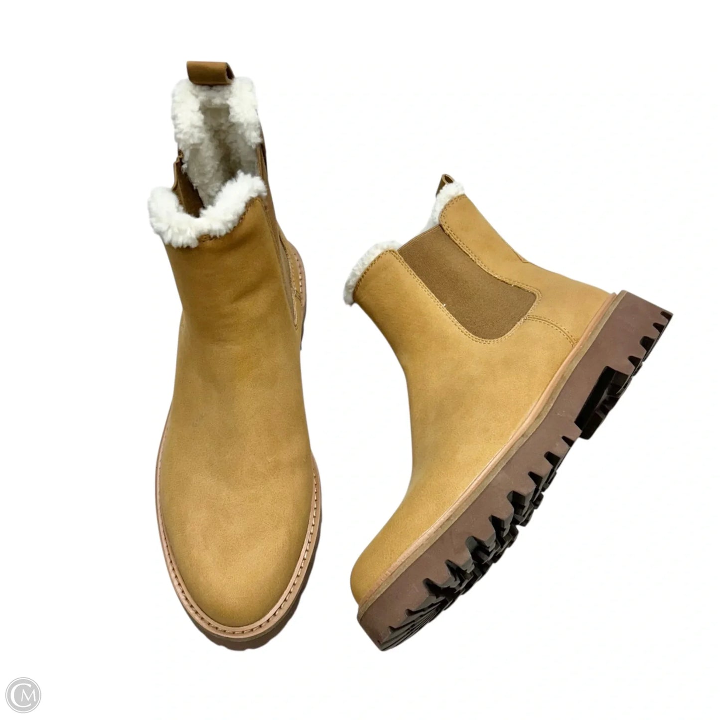 Boots Ankle Flats By J. Crew In Tan, Size: 7.5