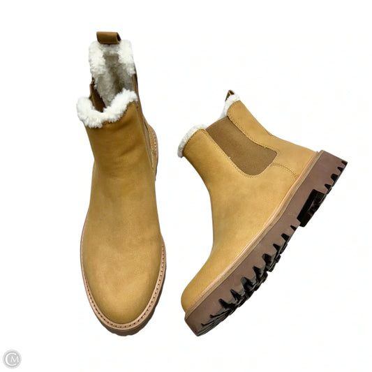 Boots Ankle Flats By J. Crew In Tan, Size: 7.5