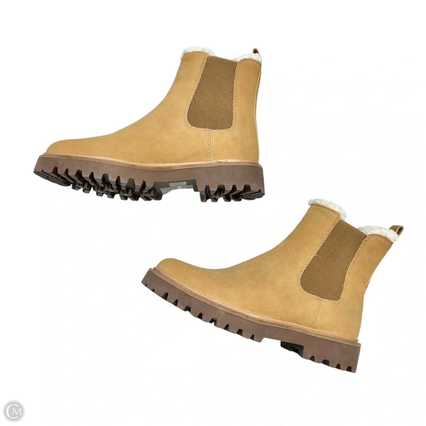 Boots Ankle Flats By J. Crew In Tan, Size: 7.5