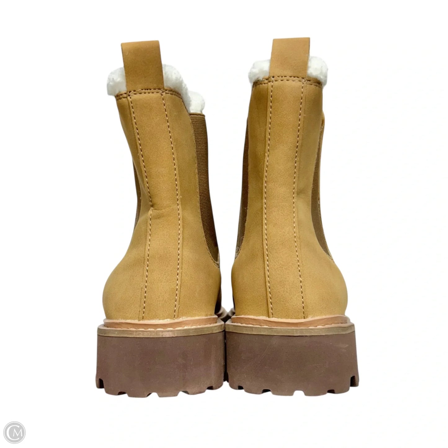 Boots Ankle Flats By J. Crew In Tan, Size: 7.5