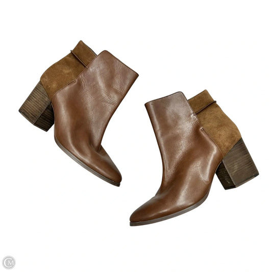 Boots Designer By Kate Spade In Brown, Size: 8.5