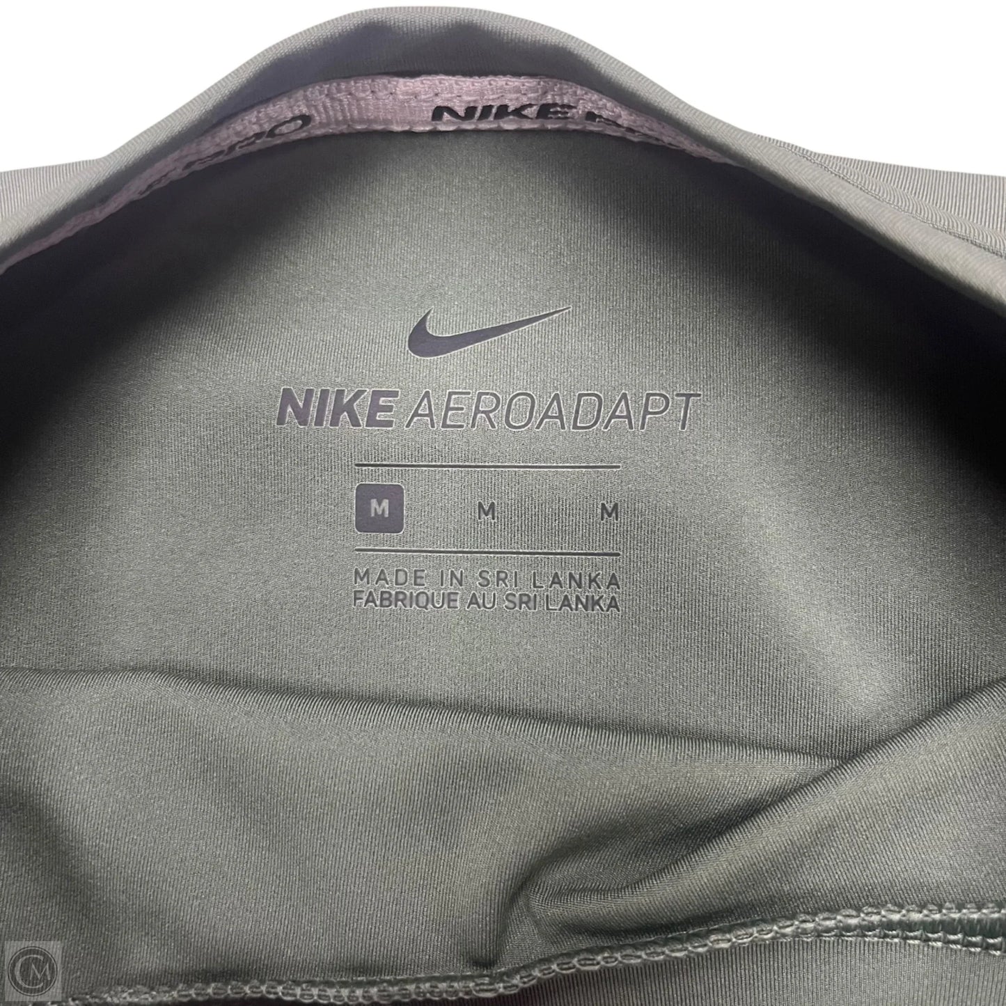 Athletic Sweatshirt Crewneck By Nike Apparel In Green, Size: M