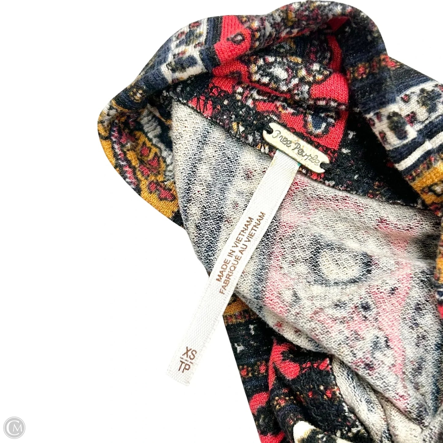 Top Long Sleeve By Free People In Black & Orange, Size: Xs